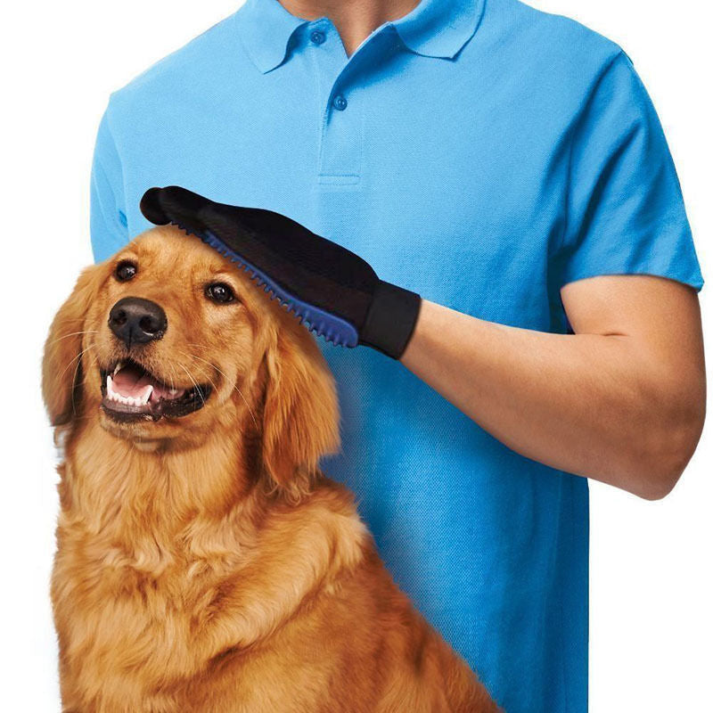 Pet Grooming Magic Glove for Cats and Dogs - Hair Removal and Massage Mitt