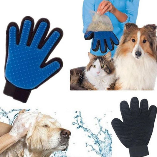 Pet Grooming Magic Glove for Cats and Dogs - Hair Removal and Massage Mitt