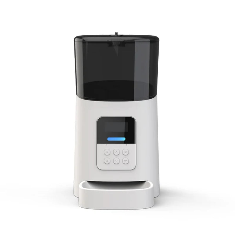 6L Smart Wi-Fi Enabled Automatic Pet Feeder for Cats and Dogs with App Timer and Large Capacity Food Dispenser